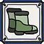 The rubber boots icon