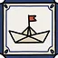 The paper boat icon