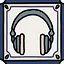 The headphones icon