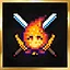 Queen of fire icon