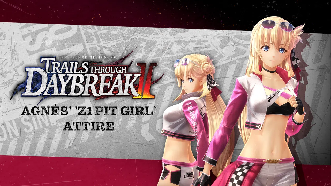 The Legend of Heroes: Trails through Daybreak II - Agnès' 'Z1 Pit Girl' Attire & The Crimson Grendel Pack Screenshot 0