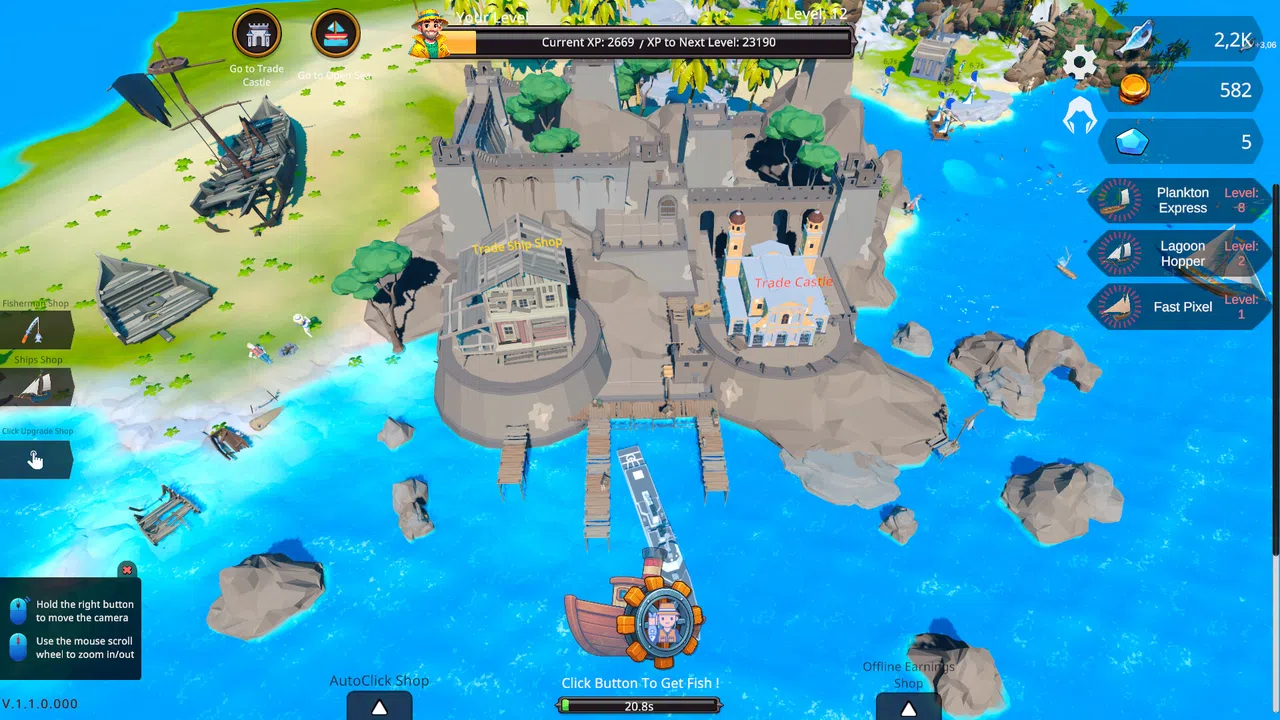 Fisher Idle Screenshot 12