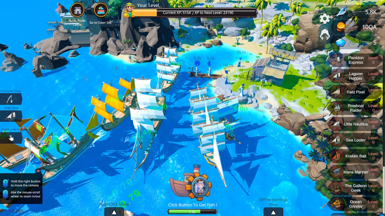 Fisher Idle Screenshot 13