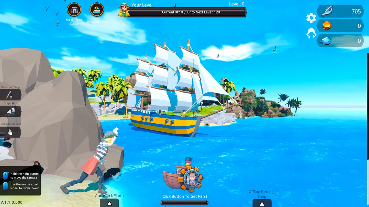 Fisher Idle Screenshot 0