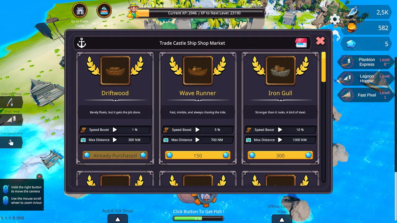 Fisher Idle Screenshot 5