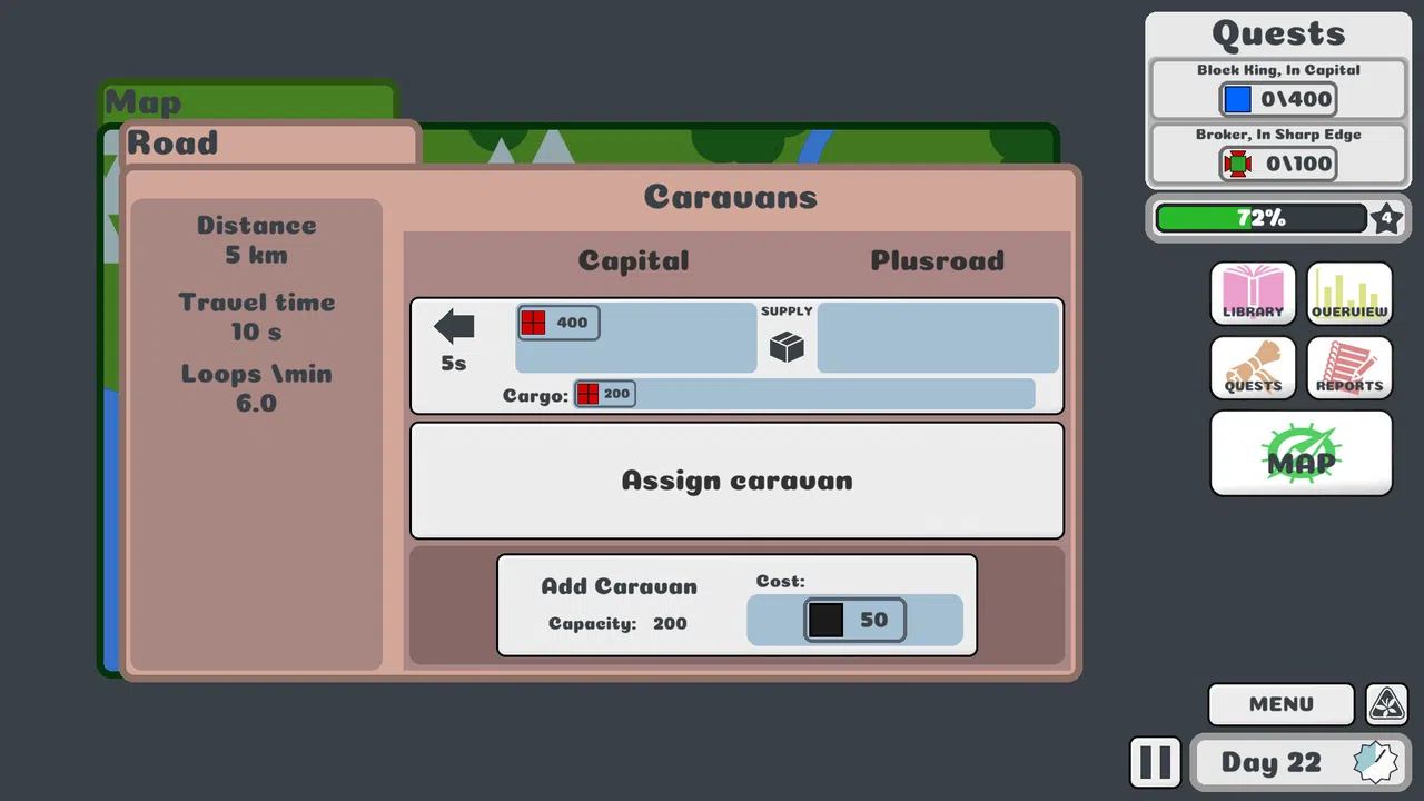 Block King Demands Red Squares Screenshot 2
