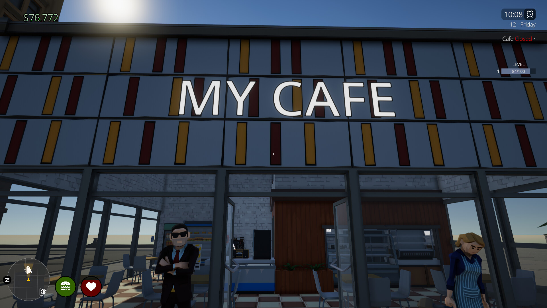 Cafe Life Simulator Screenshot 0