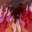 Factory in flames icon