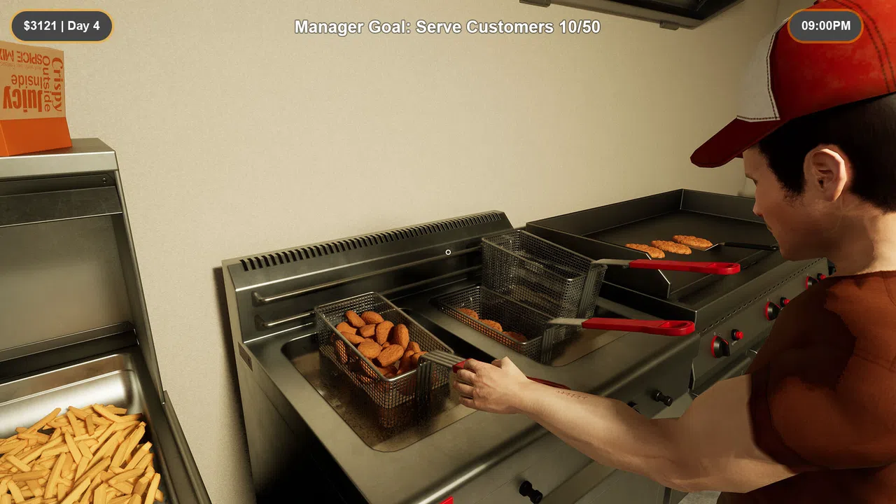 Chicken Shop Simulator - Fast Food Empire Screenshot 0