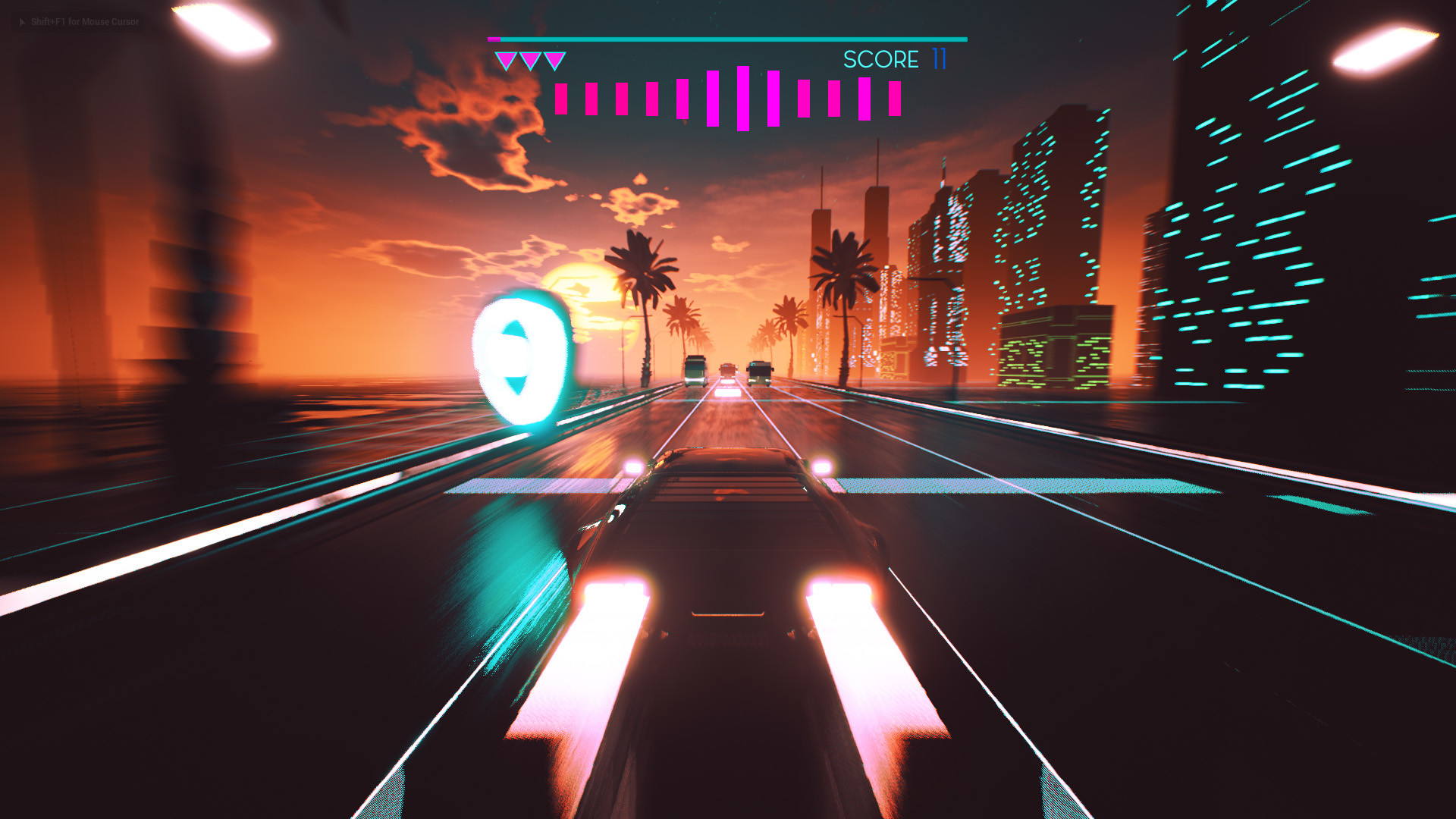 Rhythmic Retro Racer Screenshot 0