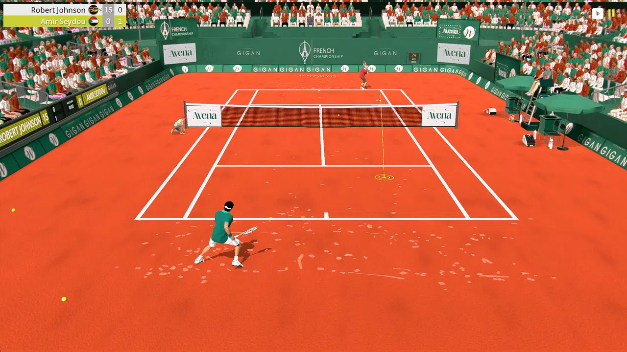 Cross Court Tennis 3 Screenshot 0