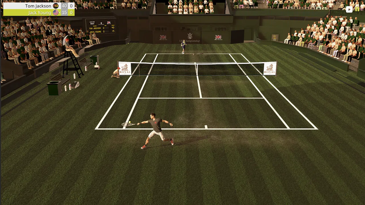 Cross Court Tennis 3 Screenshot 1