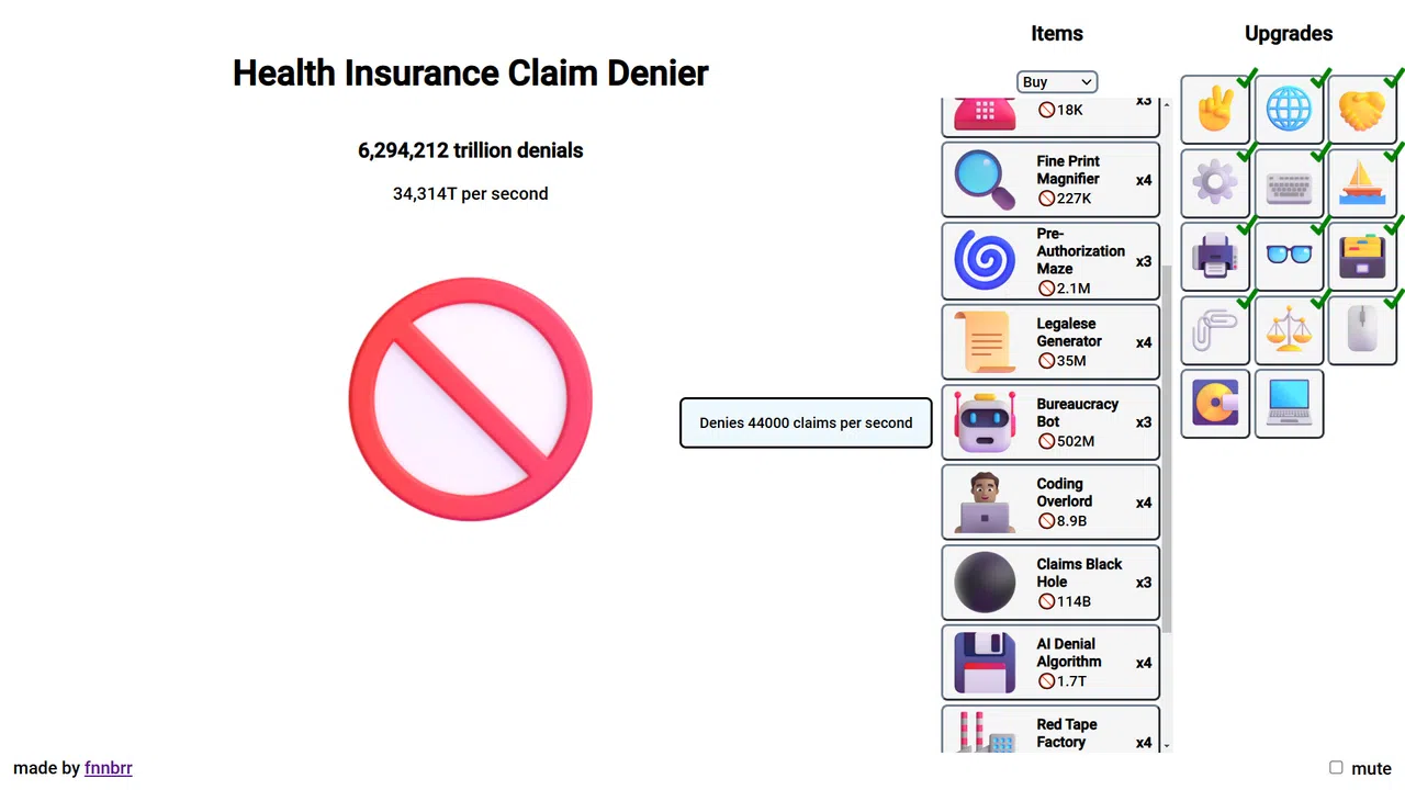 Health Insurance Claim Denier Screenshot 2