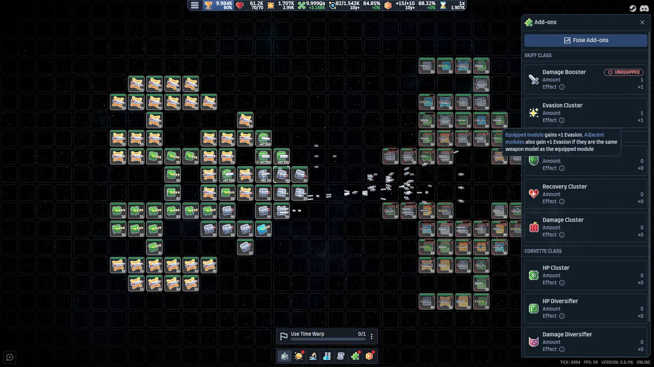 Spaceship Idle: Design, Build, Explore & Battle Screenshot 4