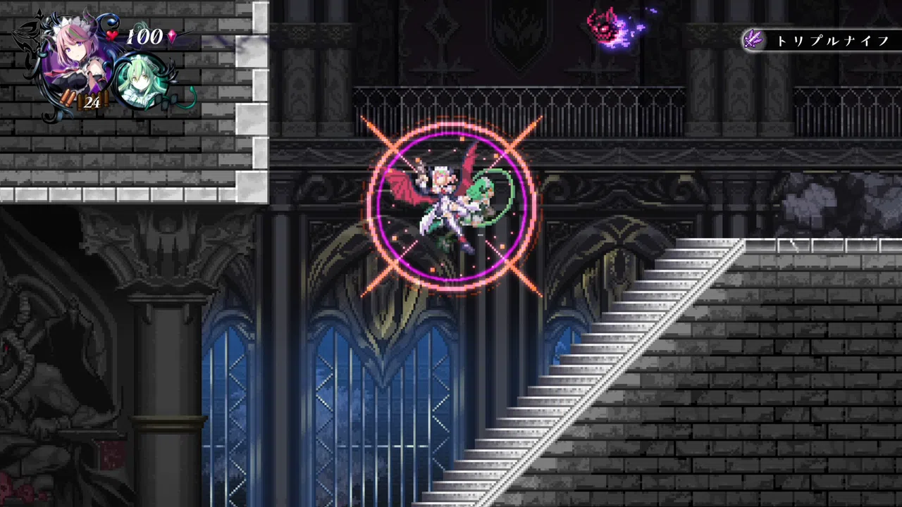 Gal Guardians: Servants of the Dark Demo Screenshot 5
