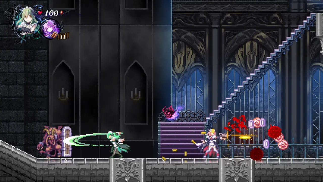 Gal Guardians: Servants of the Dark Demo Screenshot 7