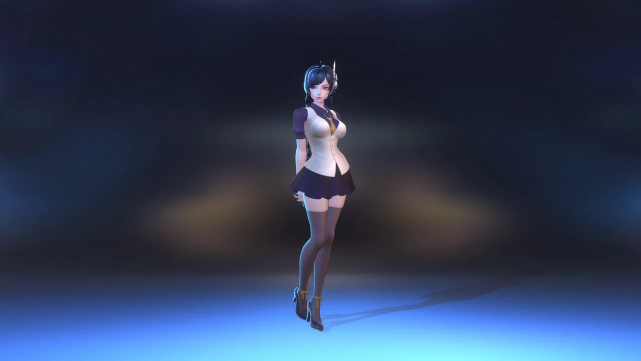 Angel Legion-DLC School Uniform B Screenshot 2