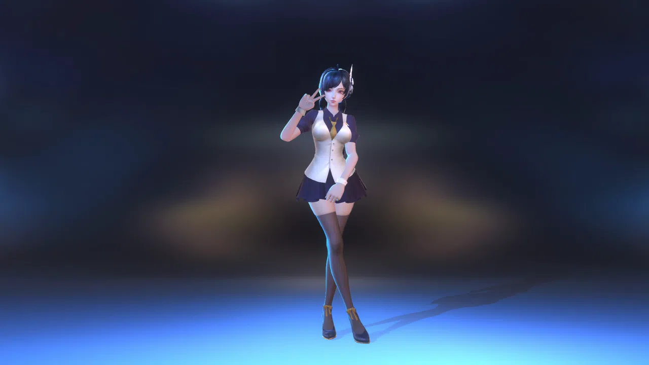 Angel Legion-DLC School Uniform B Screenshot 4