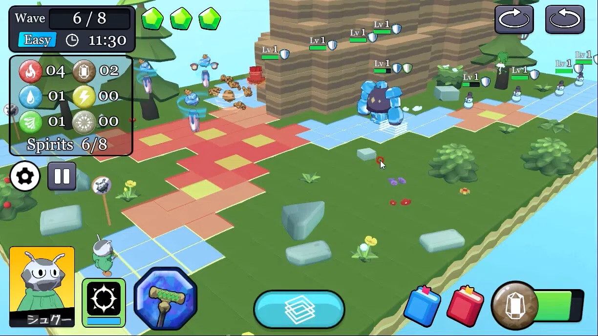 シーモンタウンTDふたつの魔法の杖と危険すぎた追跡 Screenshot 1