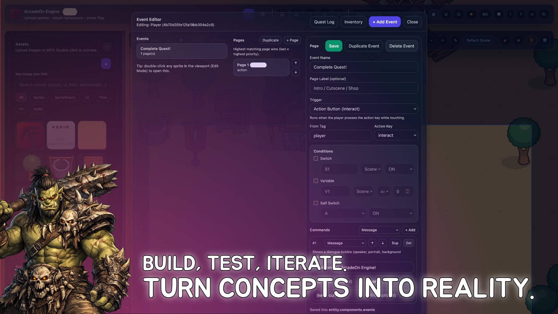 ArcadeOn Engine Screenshot 2