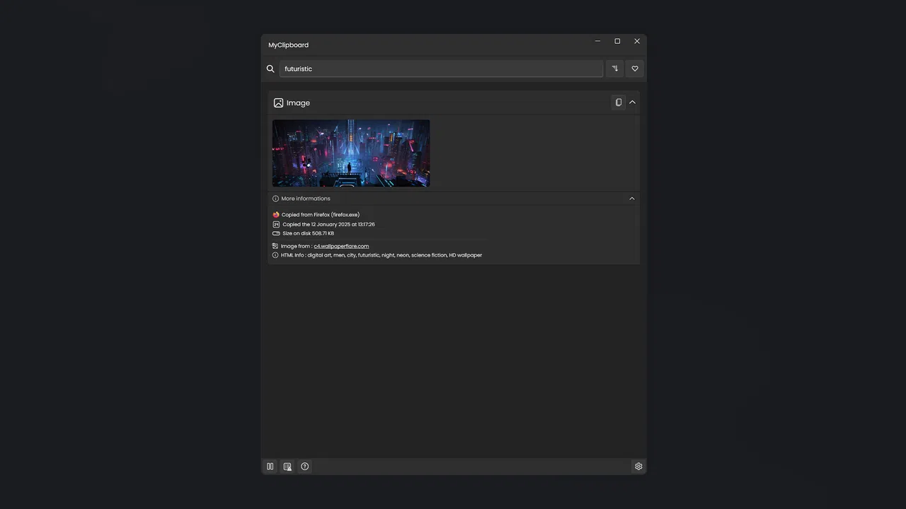 MyClipboard Screenshot 5