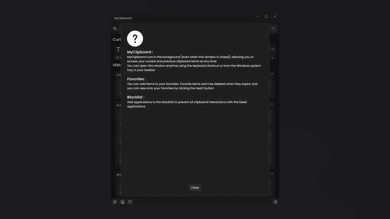 MyClipboard Screenshot 0