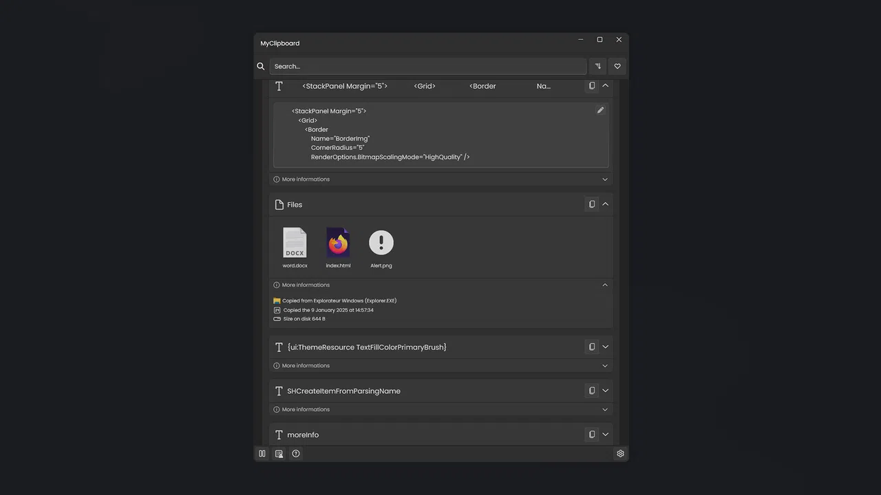 MyClipboard Screenshot 3