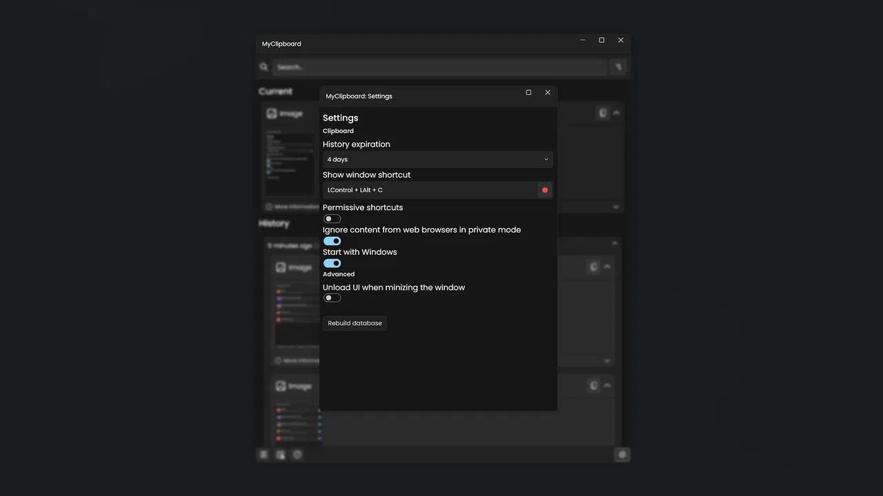 MyClipboard Screenshot 7