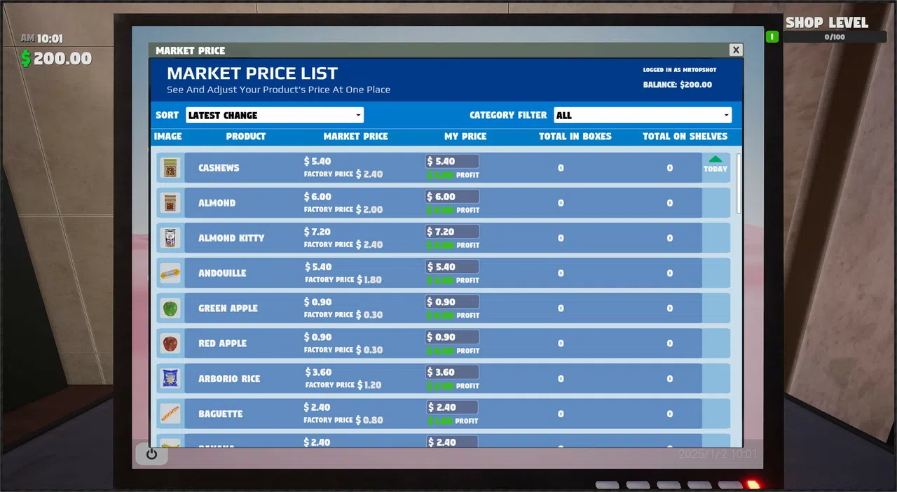 Shop Life Simulator: Prologue Screenshot 5