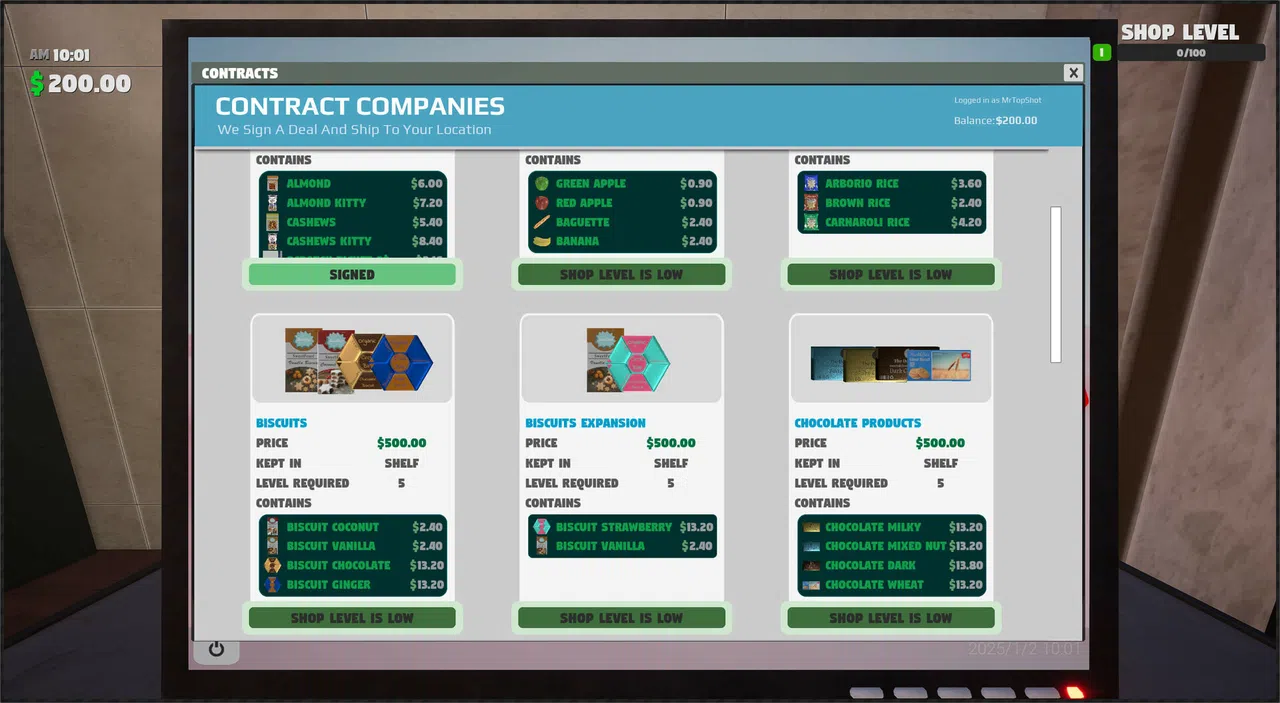 Shop Life Simulator: Prologue Screenshot 1