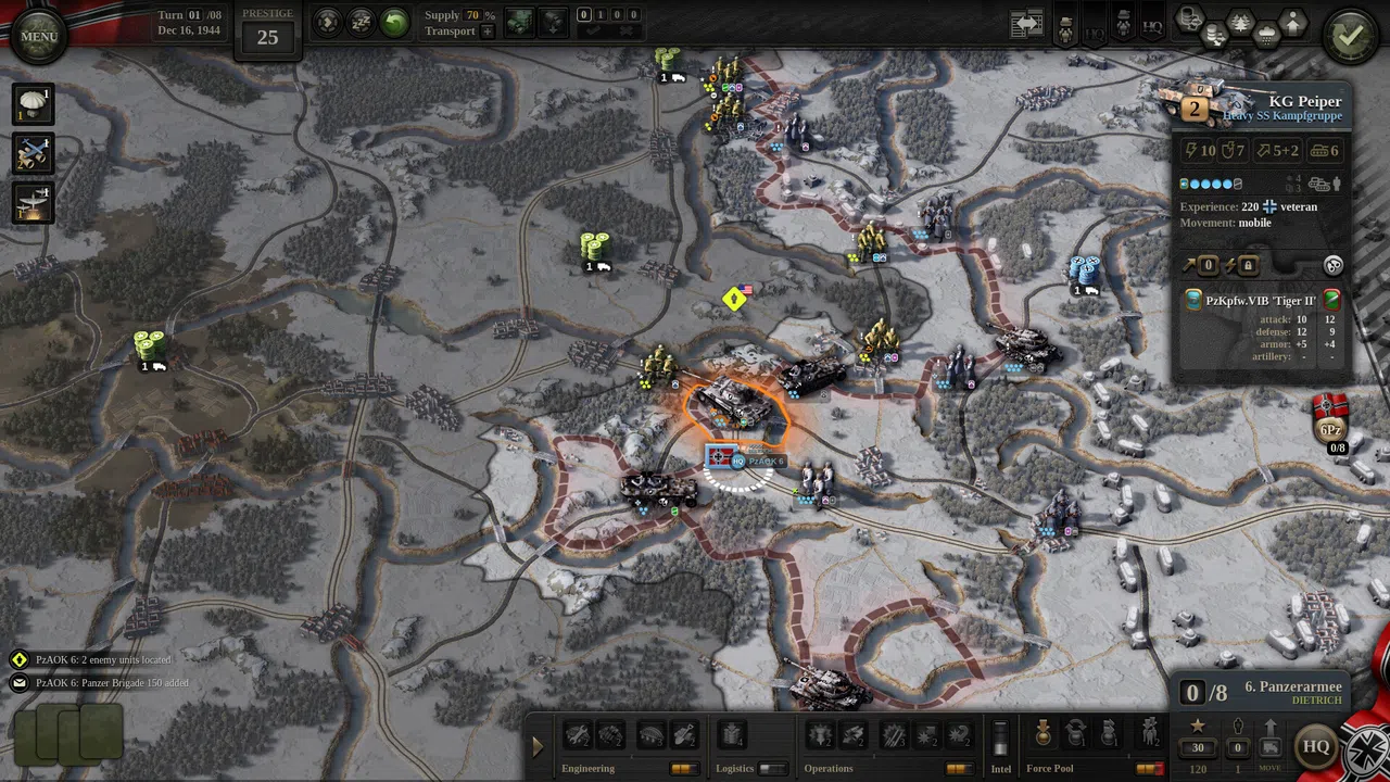 Unity of Command II - Ardennes 44 Screenshot 1