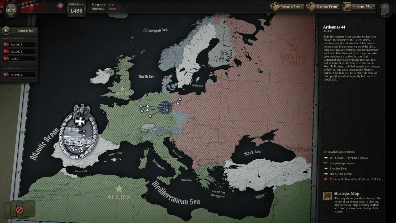 Unity of Command II - Ardennes 44 Screenshot 8