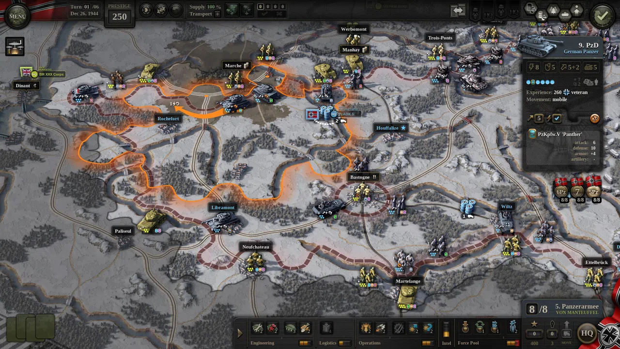 Unity of Command II - Ardennes 44 Screenshot 0