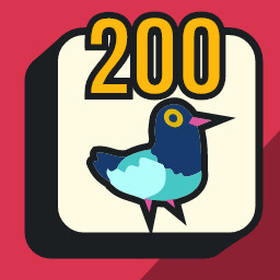The pigeon achievement icon
