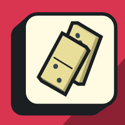 Domino effect icon