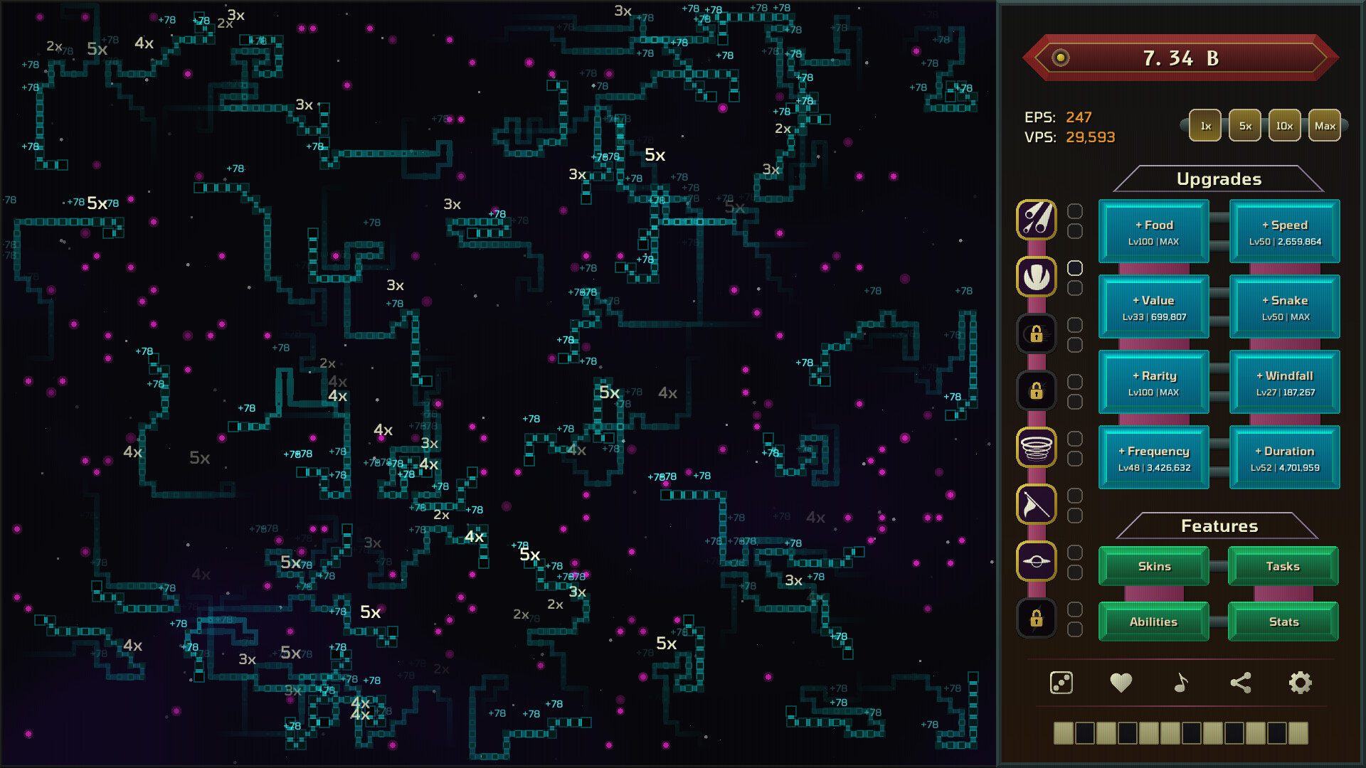 Auto Snakes in Outer Space Screenshot 2