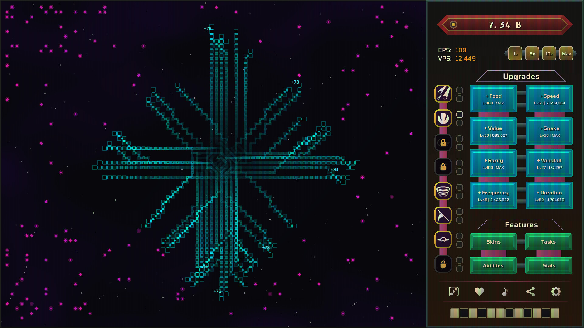 Auto Snakes in Outer Space Screenshot 1