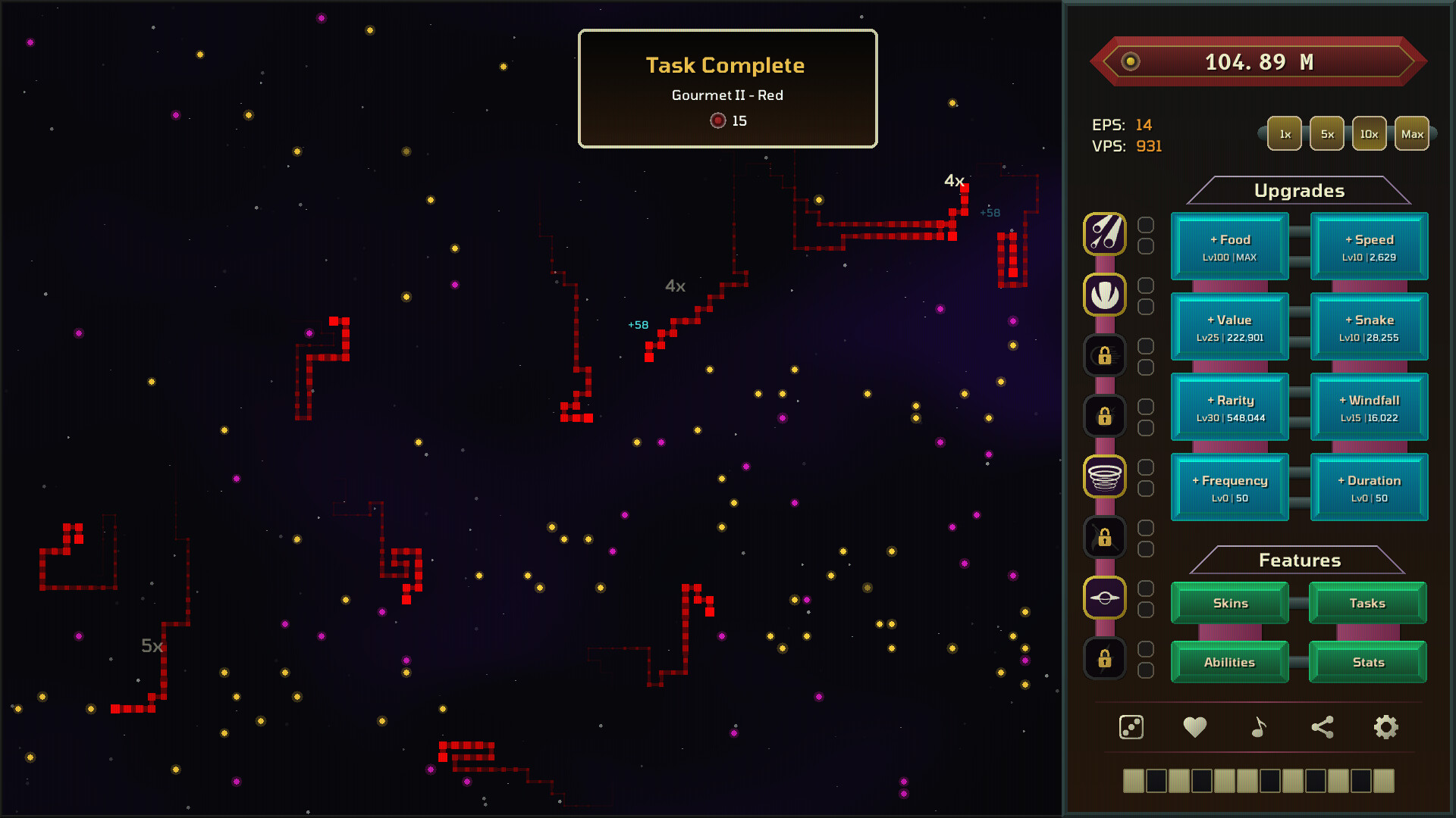 Auto Snakes in Outer Space Screenshot 4