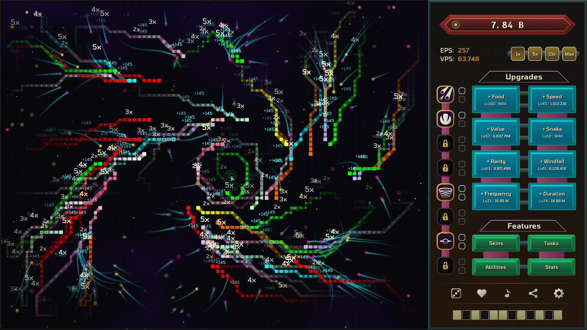 Auto Snakes in Outer Space Screenshot 0