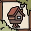 The hut on a chicken leg icon