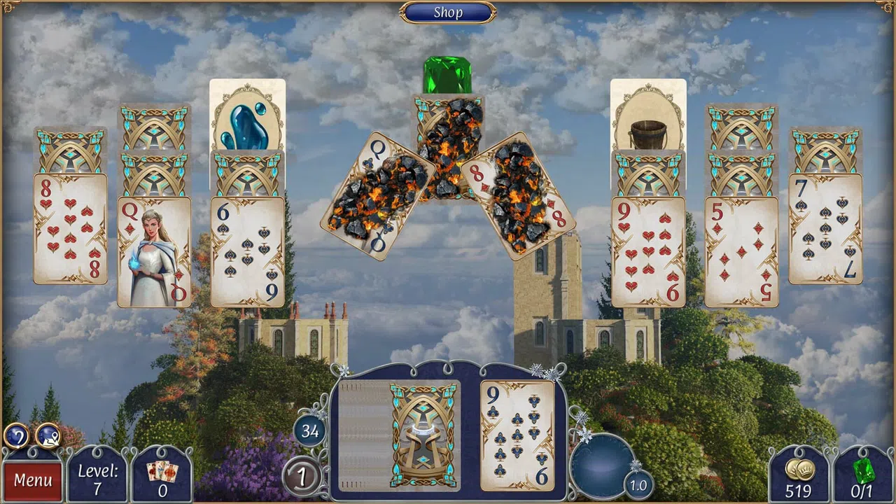 Jewel Match Solitaire Fantasy - Collector's Edition Screenshot 1