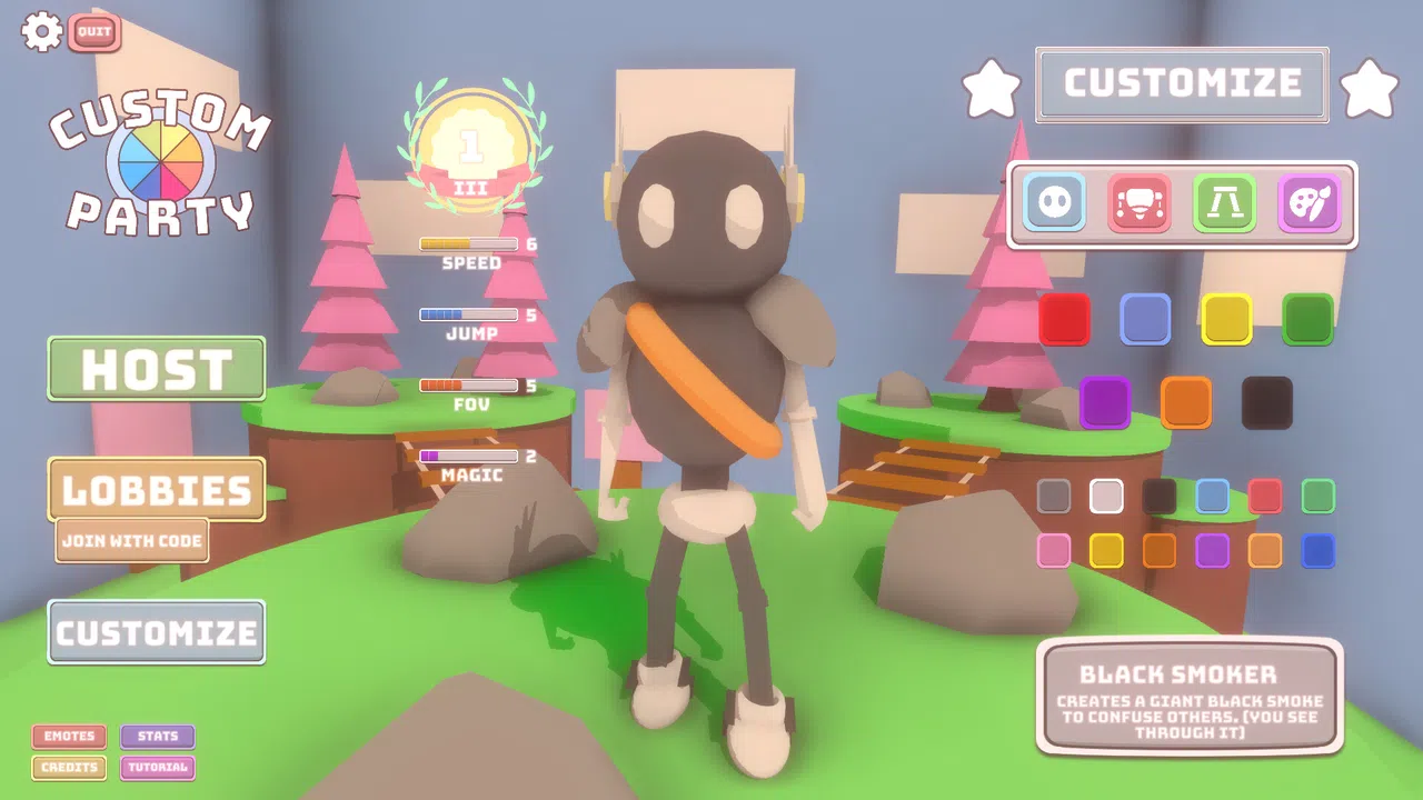 Custom Party - Metal Colors Screenshot 0