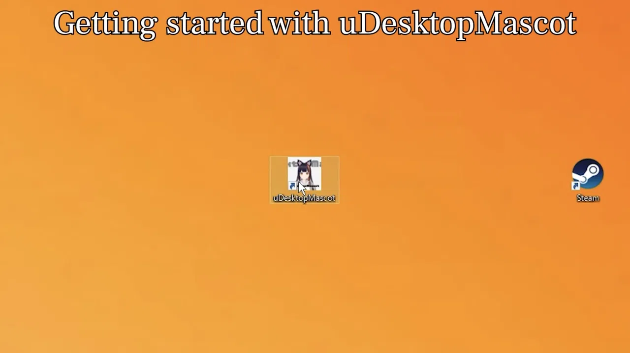 uDesktopMascot Screenshot 0