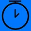 Don't wait around icon