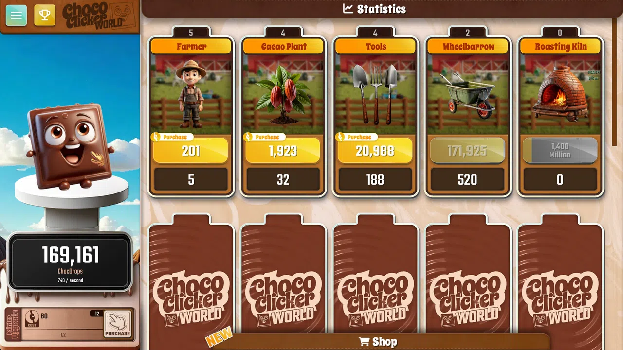 Choco Clicker World Screenshot 1