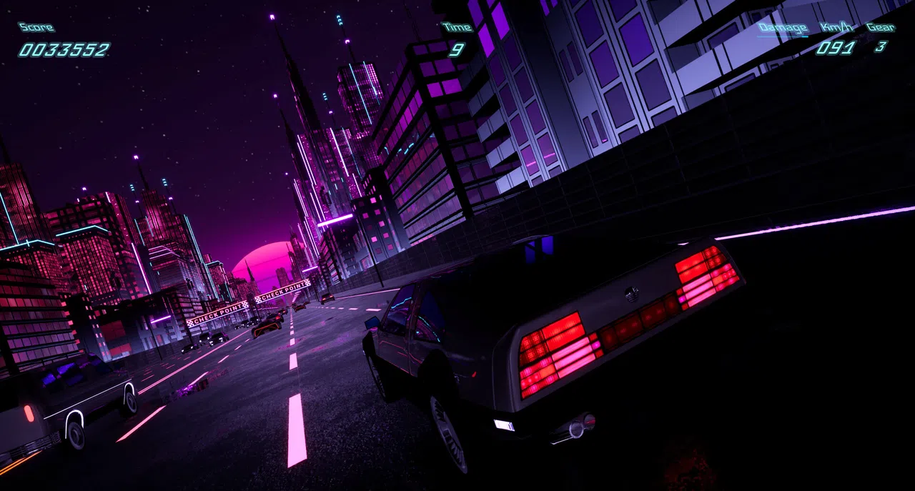 Neon Highways Demo Screenshot 0