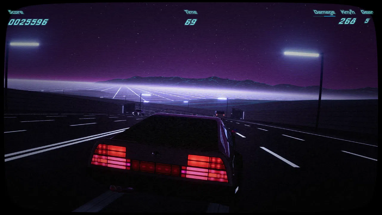 Neon Highways Demo Screenshot 3