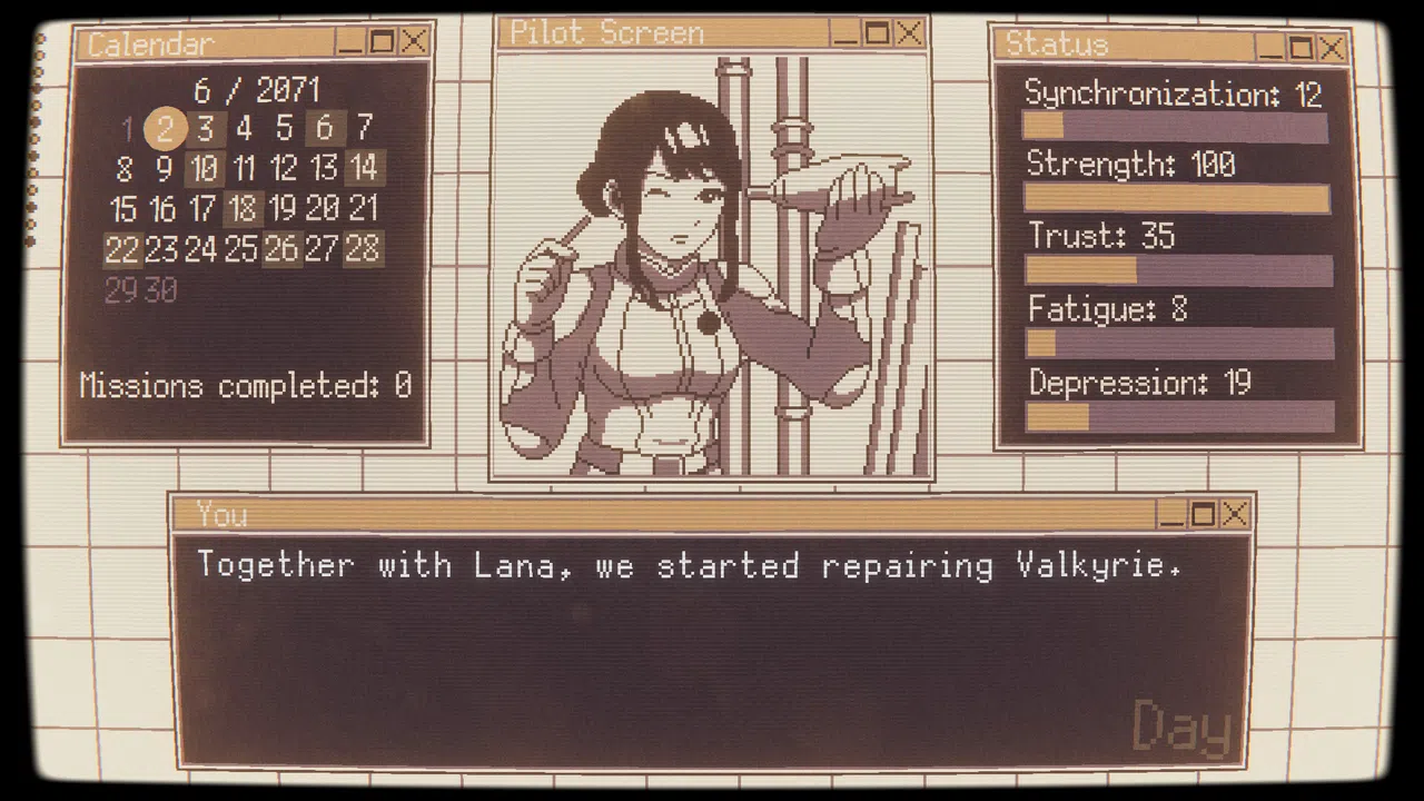 Valkyrie Iteration: Mecha Pilot Raising Pocket Simulator Screenshot 3