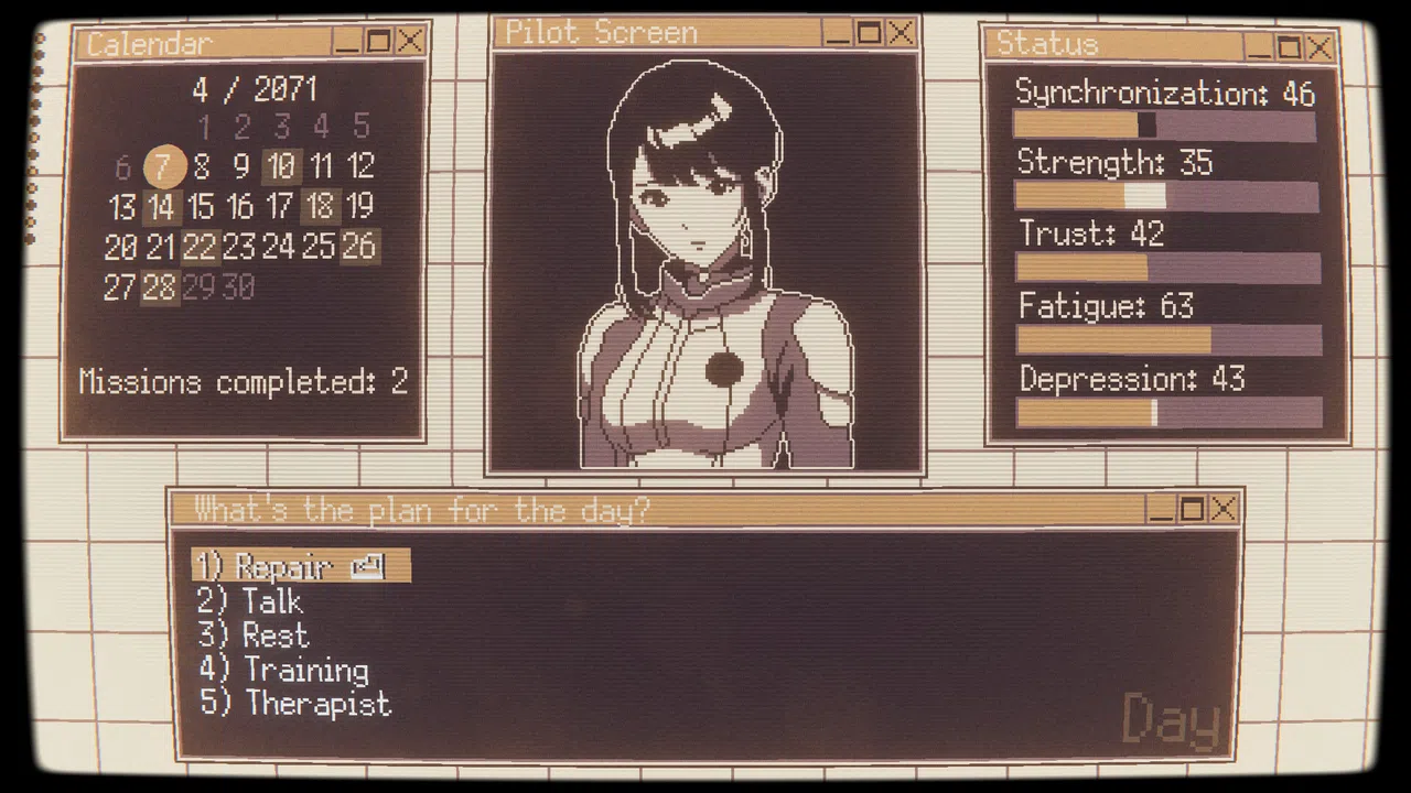 Valkyrie Iteration: Mecha Pilot Raising Pocket Simulator Screenshot 2