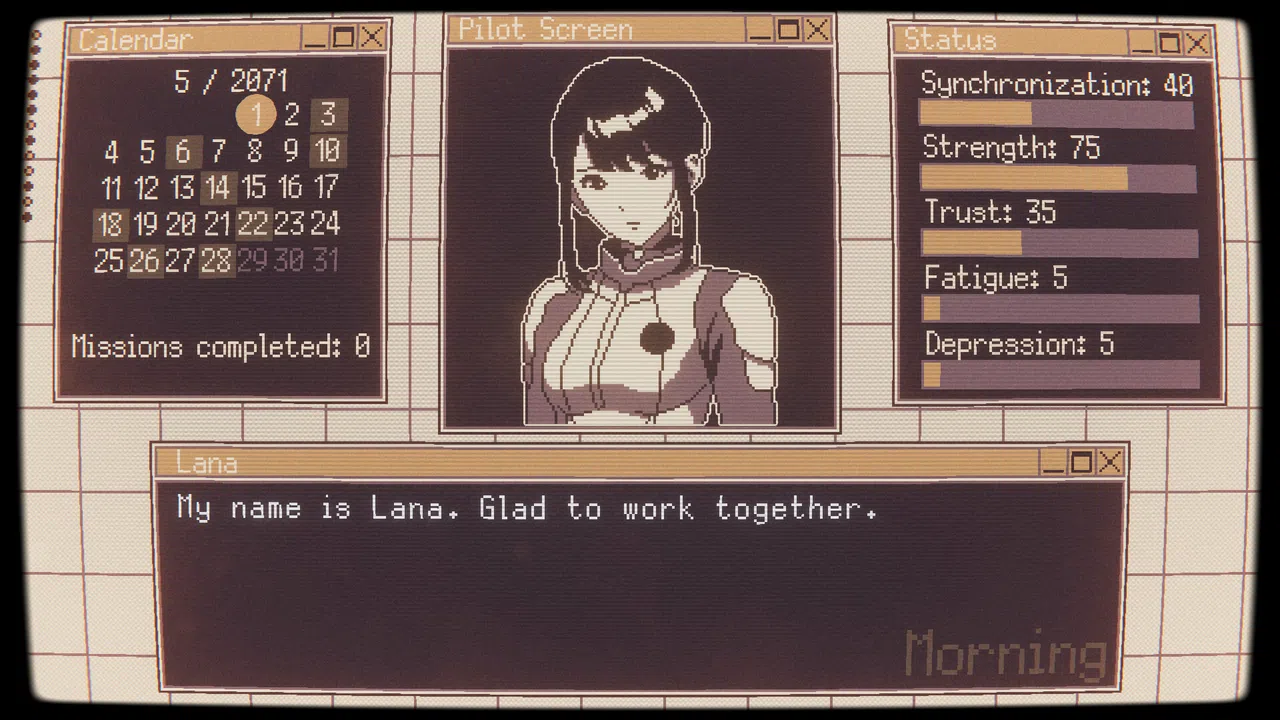 Valkyrie Iteration: Mecha Pilot Raising Pocket Simulator Screenshot 0